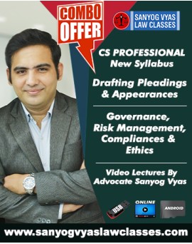 CS PROFESSIONAL -NEW SYLLABUS DRAFTING & GOVERNANCE, RISK MGMT,COMPLIANCES & ETHICS COMBO 